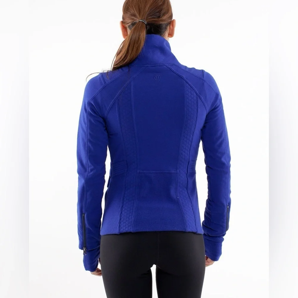 Lululemon It’s Happening Workout Running Jacket In Pigment Blue Size 4 Women’s - Picture 3 of 16